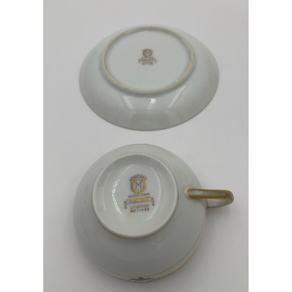 Antique Noritake chelsea 5 Tea Cup and Saucer Set Made in Japan - Picture 5 of 11